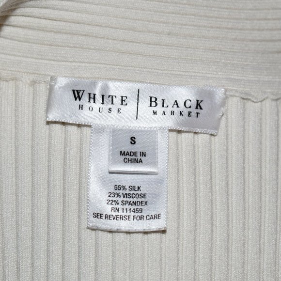 White House Black Market Ivory Tank  Size: SMALL - Picture 4 of 4